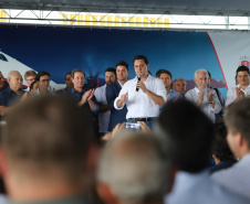 O governador Carlos Massa Ratinho Junior inaugura o Aeroporto Municipal Juvenal Loureiro Cardoso, de Pato Branco, no Sudoeste do Paraná.  -  Pato Branco, 10/01/2019  -  Foto: José Fernando Ogura/ANPr