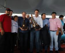 O governador Carlos Massa Ratinho Junior inaugura o Aeroporto Municipal Juvenal Loureiro Cardoso, de Pato Branco, no Sudoeste do Paraná.  -  Pato Branco, 10/01/2019  -  Foto: José Fernando Ogura/ANPr