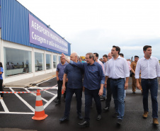 O governador Carlos Massa Ratinho Junior inaugura o Aeroporto Municipal Juvenal Loureiro Cardoso, de Pato Branco, no Sudoeste do Paraná.  -  Pato Branco, 10/01/2019  -  Foto: José Fernando Ogura/ANPr