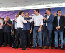 O governador Carlos Massa Ratinho Junior inaugura o Aeroporto Municipal Juvenal Loureiro Cardoso, de Pato Branco, no Sudoeste do Paraná.  -  Pato Branco, 10/01/2019  -  Foto: José Fernando Ogura/ANPr