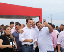 O governador Carlos Massa Ratinho Junior inaugura o Aeroporto Municipal Juvenal Loureiro Cardoso, de Pato Branco, no Sudoeste do Paraná.  -  Pato Branco, 10/01/2019  -  Foto: José Fernando Ogura/ANPr