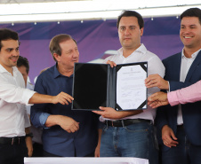 O governador Carlos Massa Ratinho Junior inaugura o Aeroporto Municipal Juvenal Loureiro Cardoso, de Pato Branco, no Sudoeste do Paraná.  -  Pato Branco, 10/01/2019  -  Foto: José Fernando Ogura/ANPr