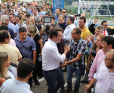 O governador Carlos Massa Ratinho Junior inaugura o Aeroporto Municipal Juvenal Loureiro Cardoso, de Pato Branco, no Sudoeste do Paraná.  -  Pato Branco, 10/01/2019  -  Foto: José Fernando Ogura/ANPr