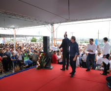 O governador Carlos Massa Ratinho Junior inaugura o Aeroporto Municipal Juvenal Loureiro Cardoso, de Pato Branco, no Sudoeste do Paraná.  -  Pato Branco, 10/01/2019  -  Foto: José Fernando Ogura/ANPr