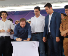 O governador Carlos Massa Ratinho Junior inaugura o Aeroporto Municipal Juvenal Loureiro Cardoso, de Pato Branco, no Sudoeste do Paraná.  -  Pato Branco, 10/01/2019  -  Foto: José Fernando Ogura/ANPr