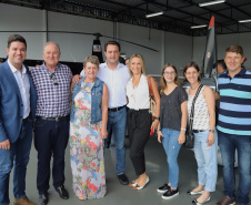 O governador Carlos Massa Ratinho Junior inaugura o Aeroporto Municipal Juvenal Loureiro Cardoso, de Pato Branco, no Sudoeste do Paraná.  -  Pato Branco, 10/01/2019  -  Foto: José Fernando Ogura/ANPr