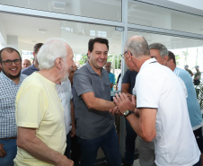 O Litoral do Paraná vai ganhar um calendário turístico, que começará a ser elaborado pelo Governo do Estado ainda neste ano, após o Carnaval. O anúncio foi feito pelo governador Carlos Massa Ratinho Junior, durante reunião com os prefeitos do Litoral, neste sábado (12), em Matinhos. Matinhos, 12-01-19.Foto:Rodrigo Felix Leal / ANPr.