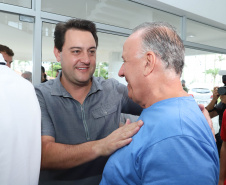 O Litoral do Paraná vai ganhar um calendário turístico, que começará a ser elaborado pelo Governo do Estado ainda neste ano, após o Carnaval. O anúncio foi feito pelo governador Carlos Massa Ratinho Junior, durante reunião com os prefeitos do Litoral, neste sábado (12), em Matinhos. Matinhos, 12-01-19.Foto:Rodrigo Felix Leal / ANPr.