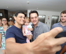 O Litoral do Paraná vai ganhar um calendário turístico, que começará a ser elaborado pelo Governo do Estado ainda neste ano, após o Carnaval. O anúncio foi feito pelo governador Carlos Massa Ratinho Junior, durante reunião com os prefeitos do Litoral, neste sábado (12), em Matinhos. Matinhos, 12-01-19.Foto:Rodrigo Felix Leal / ANPr.