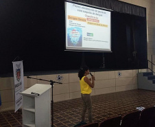 Equipes dos 12 municípios da Regional da Saúde em Ponta Grossa participaram nesta segunda-feira (14) de capacitação da assistência no manejo clínico ao paciente com suspeita de dengue.  -  Ponta Grossa, 14/01/2019  -  Foto: Divulgação SESA