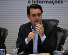 Governador Carlos Massa Ratinho Júnior, durante reunião com a equipe de governo. Curitiba, 15/01/2019 - Foto: José Fernando Ogura/ANPr