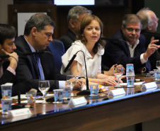 Governador Carlos Massa Ratinho Júnior, durante reunião com a equipe de governo. Curitiba, 15/01/2019 - Foto: José Fernando Ogura/ANPr