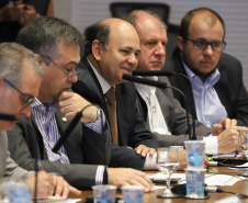 Governador Carlos Massa Ratinho Júnior, durante reunião com a equipe de governo. Curitiba, 15/01/2019 - Foto: José Fernando Ogura/ANPr