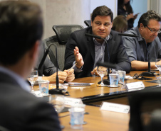 Governador Carlos Massa Ratinho Júnior, durante reunião com a equipe de governo. Curitiba, 15/01/2019 - Foto: José Fernando Ogura/ANPr