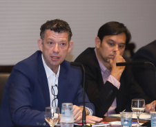 Governador Carlos Massa Ratinho Júnior, durante reunião com a equipe de governo. Curitiba, 15/01/2019 - Foto: Rodrigo Felix Leal/ANPr
