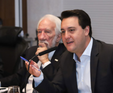 Governador Carlos Massa Ratinho Júnior, durante reunião com a equipe de governo. Curitiba, 15/01/2019 - Foto: Rodrigo Felix Leal/ANPr