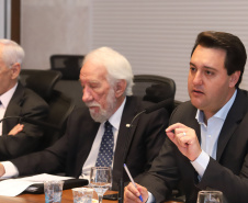 Governador Carlos Massa Ratinho Júnior, durante reunião com a equipe de governo. Curitiba, 15/01/2019 - Foto: Rodrigo Felix Leal/ANPr