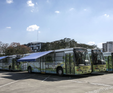 O ônibus de educação socioambiental da Sanepar estará percorrendo os municípios da Costa Oeste do Paraná neste verão. Em Santa Helena, a parada será na praça central, próximo à Prefeitura, entre os dias 16 e 18 e entre 23 e 25 de janeiro.  -  Verão Paraná, 15/01/2019  -  Foto: Divulgação Sanepar