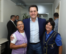 O governador Carlos Massa Ratinho Junior, acompanhou a apresentação das diretrizes de trabalho da nova gestão para a Educação, em encontro com o secretário Renato Feder e funcionários da Secretaria de Educação e do Esporte.Curitiba, 17-01-19.Foto: Foto: Rodrigo Félix Leal