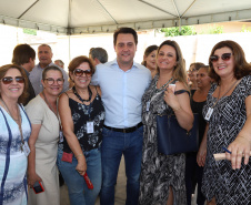 O governador Carlos Massa Ratinho Junior, acompanhou a apresentação das diretrizes de trabalho da nova gestão para a Educação, em encontro com o secretário Renato Feder e funcionários da Secretaria de Educação e do Esporte.Curitiba, 17-01-19.Foto: Foto: Rodrigo Félix Leal