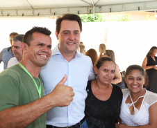 O governador Carlos Massa Ratinho Junior, acompanhou a apresentação das diretrizes de trabalho da nova gestão para a Educação, em encontro com o secretário Renato Feder e funcionários da Secretaria de Educação e do Esporte.Curitiba, 17-01-19.Foto: Foto: Rodrigo Félix Leal