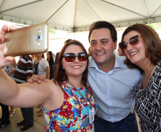 O governador Carlos Massa Ratinho Junior, acompanhou a apresentação das diretrizes de trabalho da nova gestão para a Educação, em encontro com o secretário Renato Feder e funcionários da Secretaria de Educação e do Esporte.Curitiba, 17-01-19.Foto: Foto: Rodrigo Félix Leal