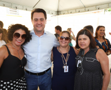 O governador Carlos Massa Ratinho Junior, acompanhou a apresentação das diretrizes de trabalho da nova gestão para a Educação, em encontro com o secretário Renato Feder e funcionários da Secretaria de Educação e do Esporte.Curitiba, 17-01-19.Foto: Foto: Rodrigo Félix Leal