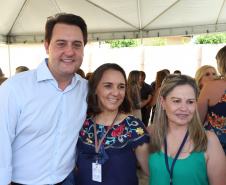 O governador Carlos Massa Ratinho Junior, acompanhou a apresentação das diretrizes de trabalho da nova gestão para a Educação, em encontro com o secretário Renato Feder e funcionários da Secretaria de Educação e do Esporte.Curitiba, 17-01-19.Foto: Foto: Rodrigo Félix Leal