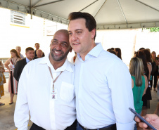 O governador Carlos Massa Ratinho Junior, acompanhou a apresentação das diretrizes de trabalho da nova gestão para a Educação, em encontro com o secretário Renato Feder e funcionários da Secretaria de Educação e do Esporte.Curitiba, 17-01-19.Foto: Foto: Rodrigo Félix Leal