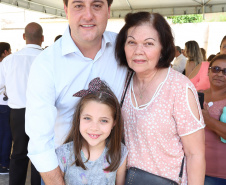 O governador Carlos Massa Ratinho Junior, acompanhou a apresentação das diretrizes de trabalho da nova gestão para a Educação, em encontro com o secretário Renato Feder e funcionários da Secretaria de Educação e do Esporte.Curitiba, 17-01-19.Foto: Foto: Rodrigo Félix Leal