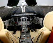 O governador Carlos Massa Ratinho Junior entregou nesta quinta-feira (17) a aeronave que ficava à disposição do poder executivo e ficava baseada em um hangar no Aeroporto do Bacacheri. O término do uso do avião vai gerar uma economia de R$ 4,5 milhões por ano aos cofres públicos.  -  Curitiba, 17/01/2019  -  Foto: Jaelson Lucas/ANPr