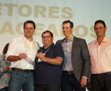 Governador Carlos Massa Ratinho Junior participa do Seminário Aprendizagem em Foco  2019. O evento é organizado pela Secretaria de Estado da Educação e direcionado aos diretores das 2,1 mil escolas estaduais, chefes dos Núcleos Regionais de Educação e coordenadores pedagógicos das regionais. O seminário acontece no Centro de Capacitação de Faxinal do Céu, no município de Pinhão (Centro-Sul).  -  Faxinal do Céu, Pinhão, 22/01/2019  -  Foto: Rodrigo Félix Leal