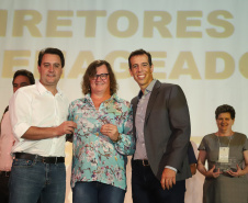 Governador Carlos Massa Ratinho Junior participa do Seminário Aprendizagem em Foco 2019. O evento é organizado pela Secretaria de Estado da Educação e direcionado aos diretores das 2,1 mil escolas estaduais, chefes dos Núcleos Regionais de Educação e coordenadores pedagógicos das regionais. O seminário acontece no Centro de Capacitação de Faxinal do Céu, no município de Pinhão (Centro-Sul).  -  Faxinal do Céu, Pinhão, 22/01/2019  -  Foto: Rodrigo Félix Leal