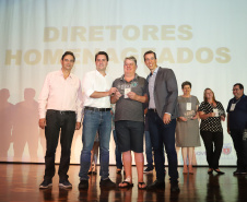 Governador Carlos Massa Ratinho Junior participa do Seminário Aprendizagem em Foco  2019. O evento é organizado pela Secretaria de Estado da Educação e direcionado aos diretores das 2,1 mil escolas estaduais, chefes dos Núcleos Regionais de Educação e coordenadores pedagógicos das regionais. O seminário acontece no Centro de Capacitação de Faxinal do Céu, no município de Pinhão (Centro-Sul).  -  Faxinal do Céu, Pinhão, 22/01/2019  -  Foto: Rodrigo Félix Leal