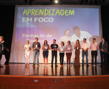 Governador Carlos Massa Ratinho Junior participa do Seminário Aprendizagem em Foco  2019. O evento é organizado pela Secretaria de Estado da Educação e direcionado aos diretores das 2,1 mil escolas estaduais, chefes dos Núcleos Regionais de Educação e coordenadores pedagógicos das regionais. O seminário acontece no Centro de Capacitação de Faxinal do Céu, no município de Pinhão (Centro-Sul).  -  Faxinal do Céu, Pinhão, 22/01/2019  -  Foto: Rodrigo Félix Leal