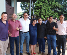 Governador Carlos Massa Ratinho Junior participa do Seminário Aprendizagem em Foco ? 2019. O evento é organizado pela Secretaria de Estado da Educação e direcionado aos diretores das 2,1 mil escolas estaduais, chefes dos Núcleos Regionais de Educação e coordenadores pedagógicos das regionais. O seminário acontece no Centro de Capacitação de Faxinal do Céu, no município de Pinhão (Centro-Sul).  -  Faxinal do Céu, Pinhão, 22/01/2019  -  Foto: Rodrigo Félix Leal