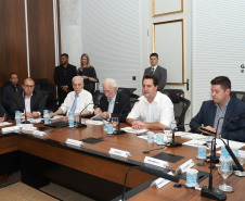 O governador Carlos Massa Ratinho Junior determinou a contratação de uma auditoria externa para avaliar as folhas de pagamento dos servidores ativos do Poder Executivo e inativos da Paranaprevidência (todos os Poderes).  -  Curitiba, 22/01/2019  -  Foto: Rodrigo Félix Leal