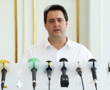 O governador Carlos Massa Ratinho Junior determinou a contratação de uma auditoria externa para avaliar as folhas de pagamento dos servidores ativos do Poder Executivo e inativos da Paranaprevidência (todos os Poderes). - Curitiba,22/01/2019 Foto:Jaelson Lucas / ANPr