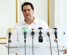 O governador Carlos Massa Ratinho Junior determinou a contratação de uma auditoria externa para avaliar as folhas de pagamento dos servidores ativos do Poder Executivo e inativos da Paranaprevidência (todos os Poderes). - Curitiba,22/01/2019 Foto:Jaelson Lucas / ANPr