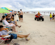 Operação verão, Matinhos. Foto:Jaelson Lucas / ANPr