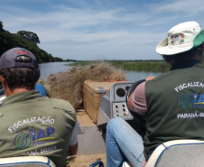 Nos primeiros 30 dias de Operação Verão, o Instituto Ambiental do Paraná (IAP) vem promovendo atividades ambientais lúdicas e educativas aos veranistas que estão no Litoral e também no Interior do Estado. As ações são realizadas em parceria com a Secretaria de Estado do Desenvolvimento Ambiental e Turismo, o Instituto das Águas e o Batalhão da Polícia Ambiental Força Verde. Foto: Divulgação/SEMA