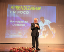 A Secretaria de Estado da Educação iniciou nessa quinta-feira (24), em Pinhão (no Centro-Sul), a segunda etapa do Seminário de Diretores ? Aprendizagem em Foco 2019