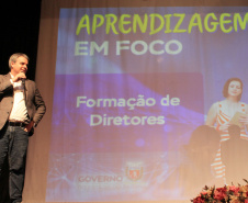 A Secretaria de Estado da Educação iniciou nessa quinta-feira (24), em Pinhão (no Centro-Sul), a segunda etapa do Seminário de Diretores ? Aprendizagem em Foco 2019