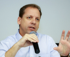 Coletiva de imprensa sobre o enfrentamento da febre amarela no Paraná. Na foto, Nestor Werner, diretor geral da Secretaria da Saúde. -  Curitiba, 30/01/2019  -  Foto: Jaelson Lucas/ANPr