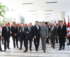 O governador Carlos Massa Ratinho Junior participou nesta sexta-feira (01) da solenidade de posse dos 54 deputados estaduais na Assembleia Legislativa do Paraná. -  Curitiba, 01/02/2019  -  Foto:  Rodrigo Félix Leal/ANPr