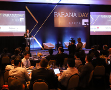 O governador Carlos Massa Ratinho Junior sanciona durante o evento Paraná Day,  a lei  do Programa de Parcerias do Paraná. -  Curitiba, 05/02/2019  -  Foto: Rodrigo Félix Leal