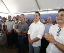 O governador Carlos Massa Ratinho Junior autoriza o início das obras de recuperação do Contorno Sul de Maringá (Noroeste). A obra será feita com recursos do Governo do Estado.  -  Maringá, 06/02/2019  -  Foto: Arnaldo Alves/ANPr