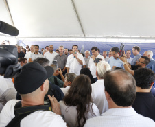 O governador Carlos Massa Ratinho Junior autoriza o início das obras de recuperação do Contorno Sul de Maringá (Noroeste). A obra será feita com recursos do Governo do Estado.  -  Maringá, 06/02/2019  -  Foto: Arnaldo Alves/ANPr