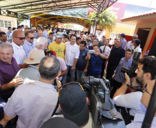 Governador Carlos Massa Ratinho Júnior visita estandes do Show Rural  -  Cascavel, 07/02/2019  -  Foto: Arnaldo Alves/ANPr