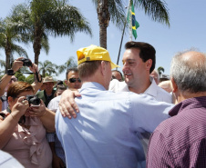 Governador Carlos Massa Ratinho Júnior visita estandes do Show Rural  -  Cascavel, 07/02/2019  -  Foto: Arnaldo Alves/ANPr